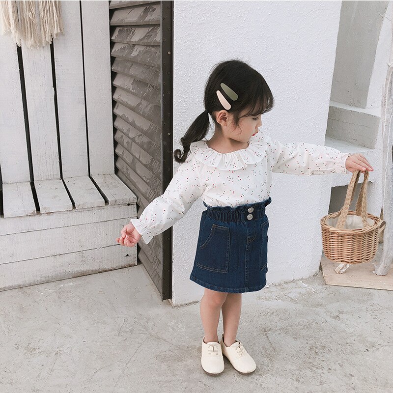 Girls Half-Length Cotton Skirt