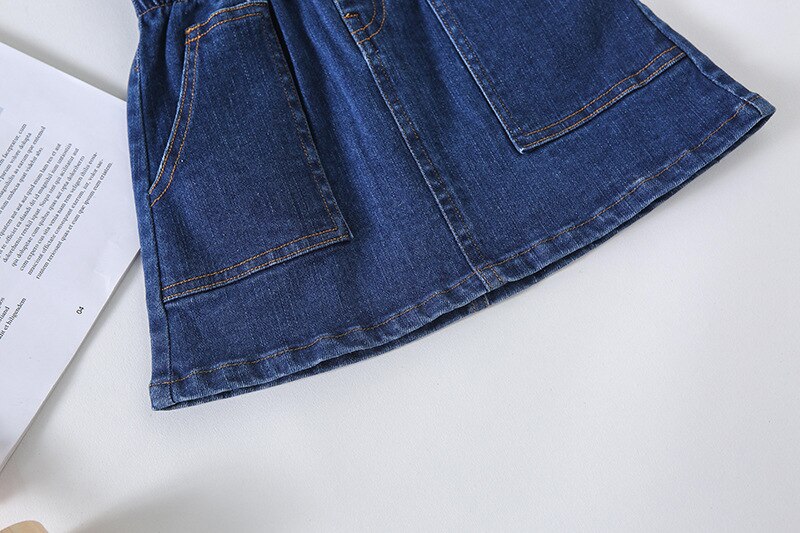 Girls Half-Length Cotton Skirt