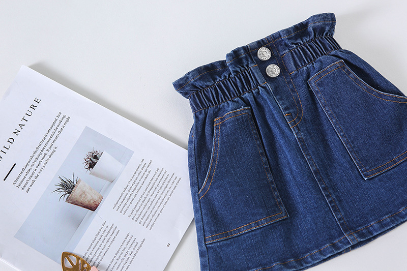 Girls Half-Length Cotton Skirt