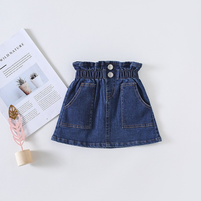 Girls Half-Length Cotton Skirt