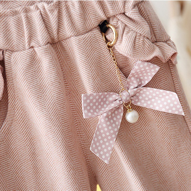 Girl's Pants with Polka Dot