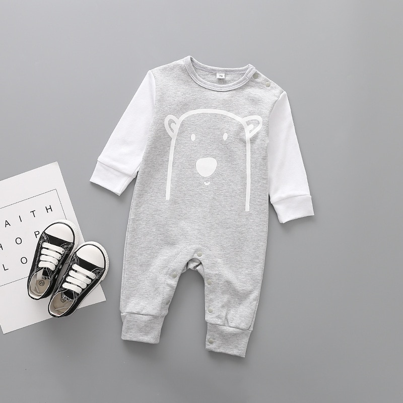 Newborn's Cute Animals Jumpsuit