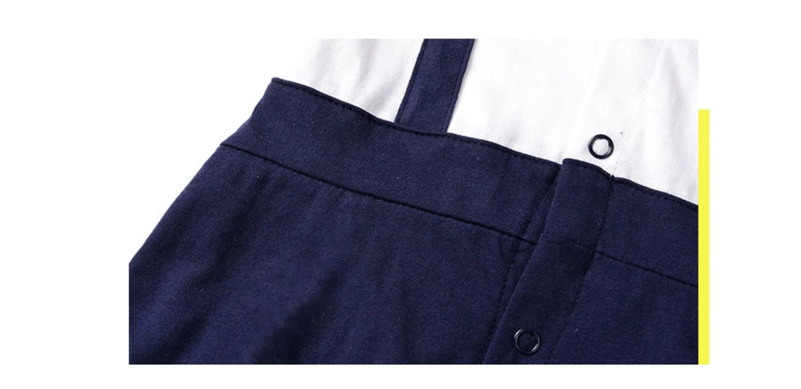 Boy's Bow Tie Jumpsuit