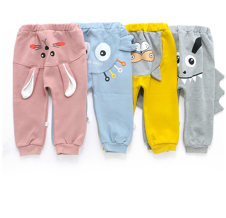 Baby Cartoon Animal Printed Pants
