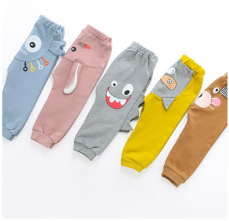 Baby Cartoon Animal Printed Pants