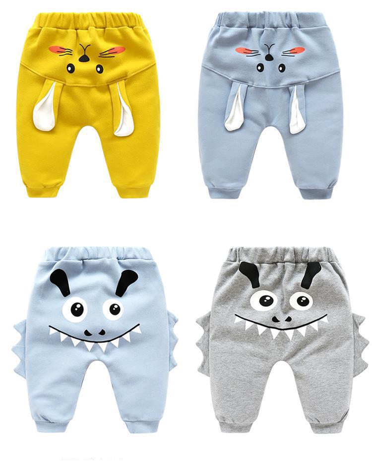 Baby Cartoon Animal Printed Pants