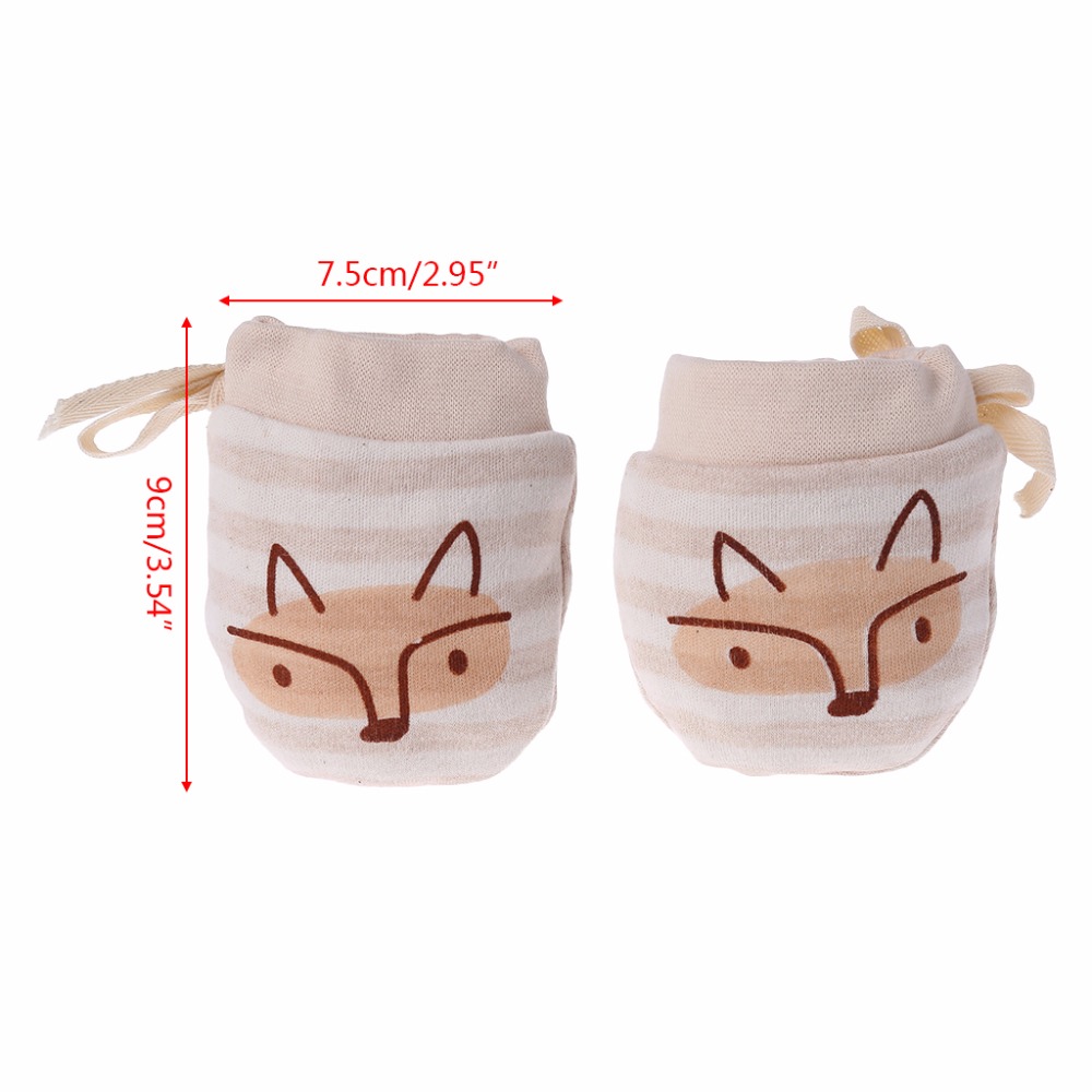 Cotton Blend Baby Anti-Scratch Mittens