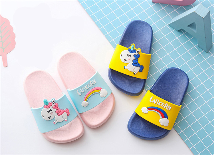 Summer Unicorn Slippers for Kids