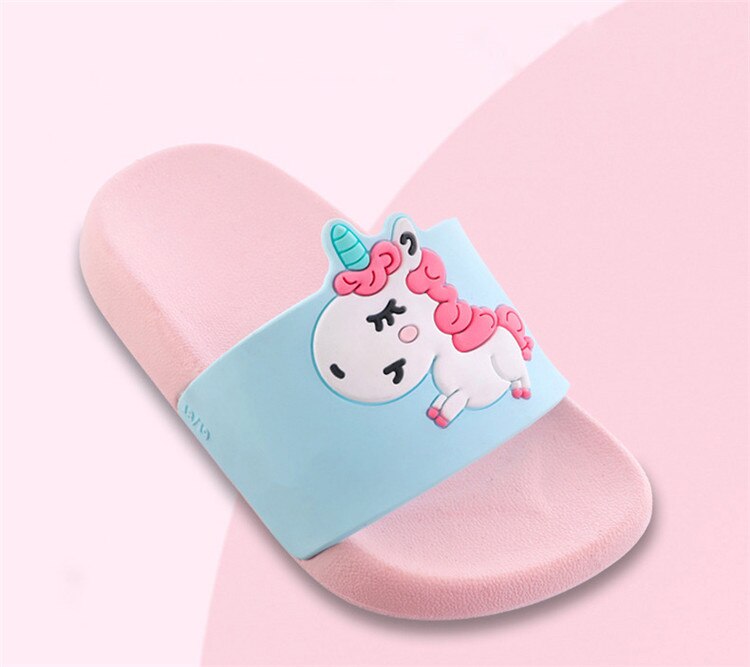 Summer Unicorn Slippers for Kids