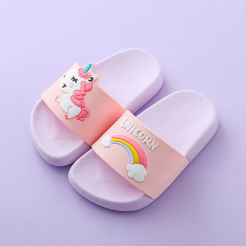 Summer Unicorn Slippers for Kids