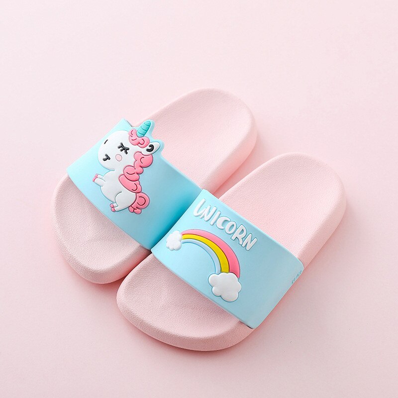 Summer Unicorn Slippers for Kids