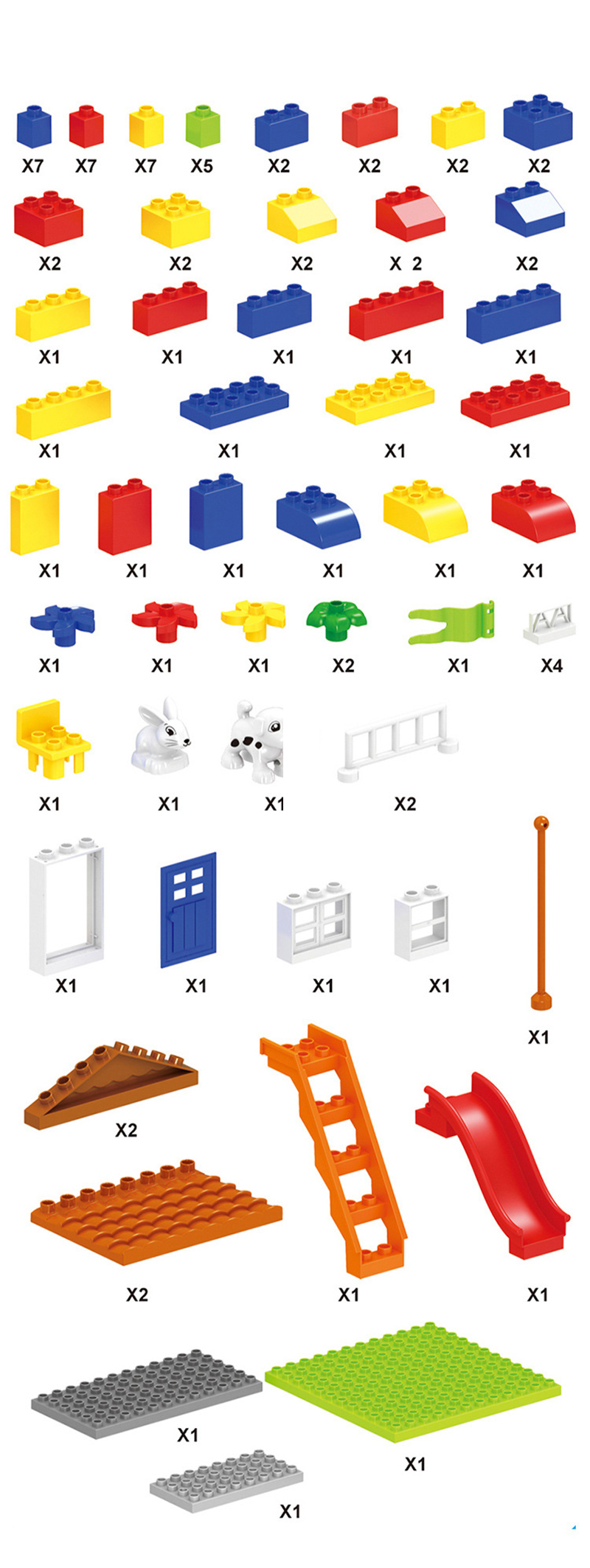 Colorful Building Block House