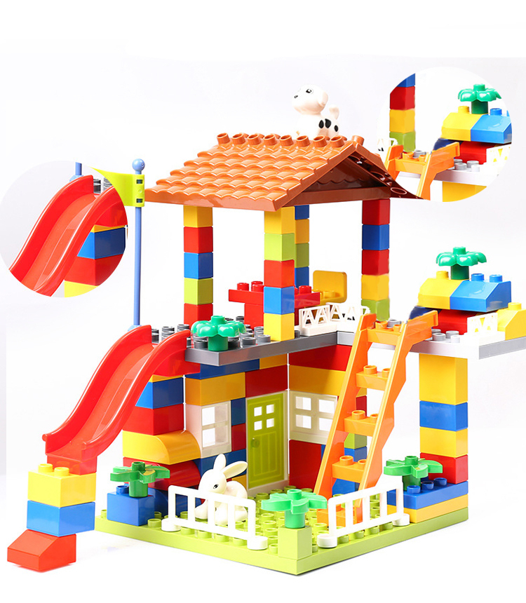 Colorful Building Block House