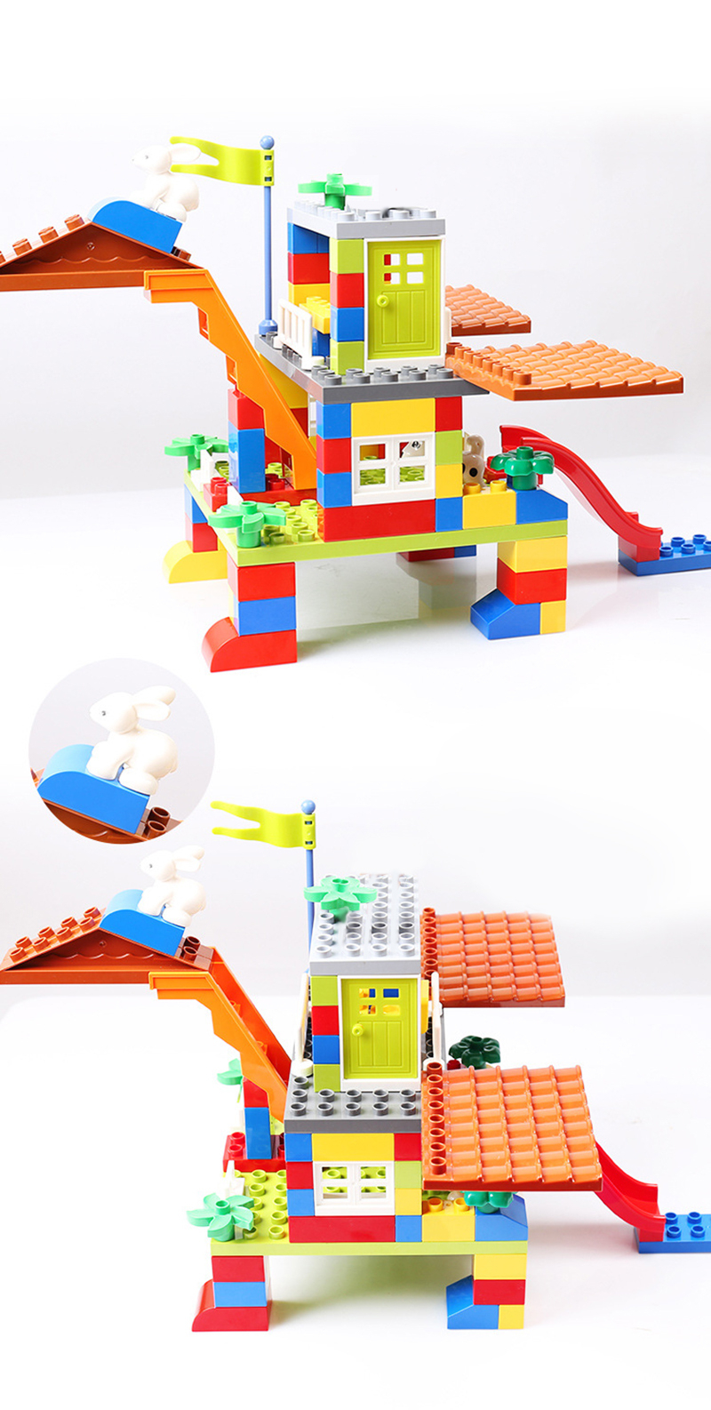 Colorful Building Block House