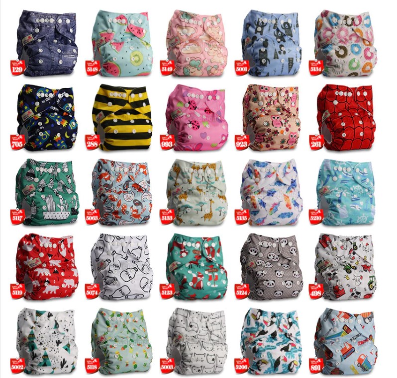 Baby's Printed Washable Diaper Baby's Printed Washable Diaper