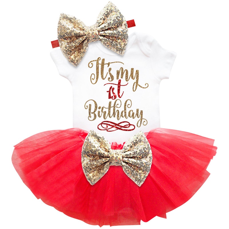 Baby Girl's First Birthday Dress Baby Girl's First Birthday Dress