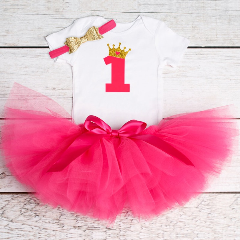 Baby Girl's First Birthday Dress Baby Girl's First Birthday Dress