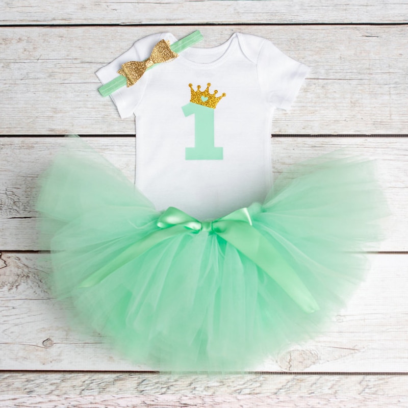 Baby Girl's First Birthday Dress Baby Girl's First Birthday Dress