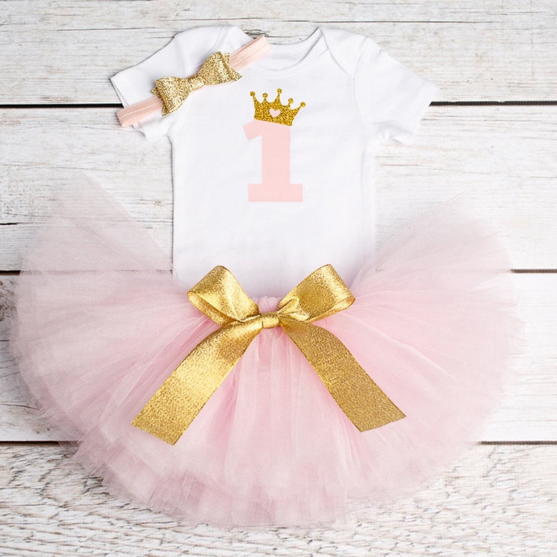 Baby Girl's First Birthday Dress Baby Girl's First Birthday Dress