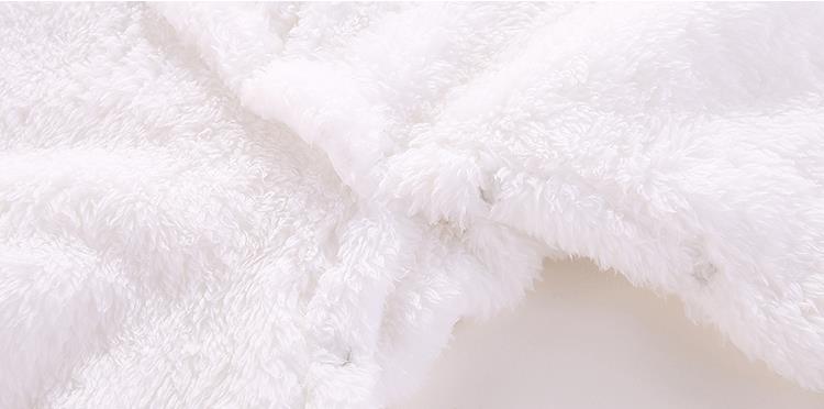 Warm Bear Shaped Hooded Baby's Romper