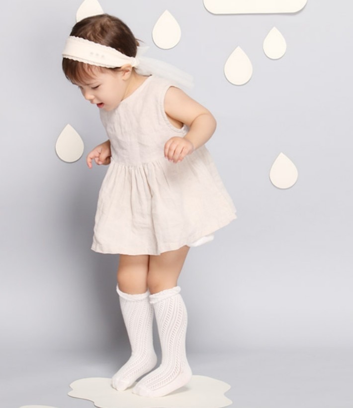 Baby Girl's Lace High Socks