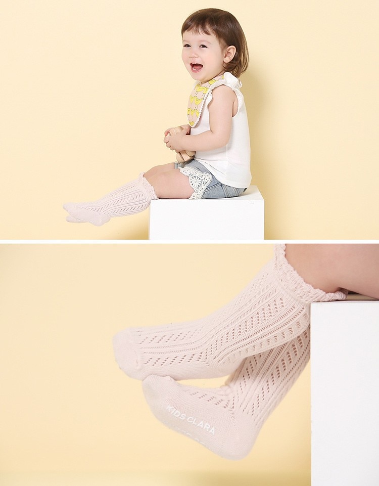 Baby Girl's Lace High Socks