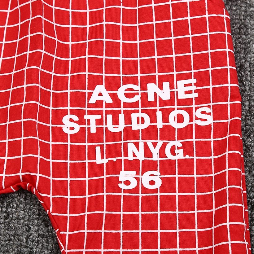 Baby Boy's Plaid Printed Summer Clothing Set