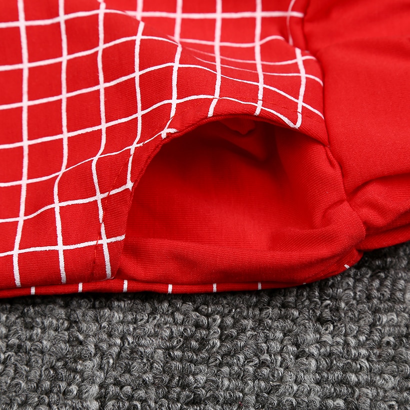 Baby Boy's Plaid Printed Summer Clothing Set