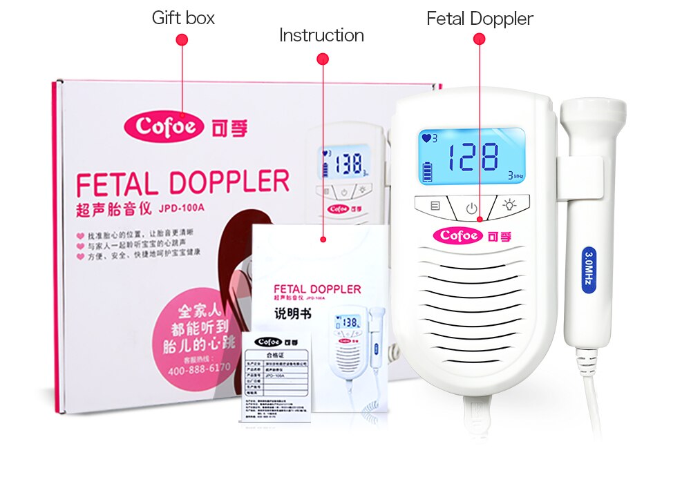 Ultrasound Baby Heartbeat Doppler