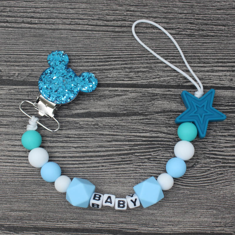 Personalised Name Baby Pacifier Clip Personalised Name Baby Pacifier Clip