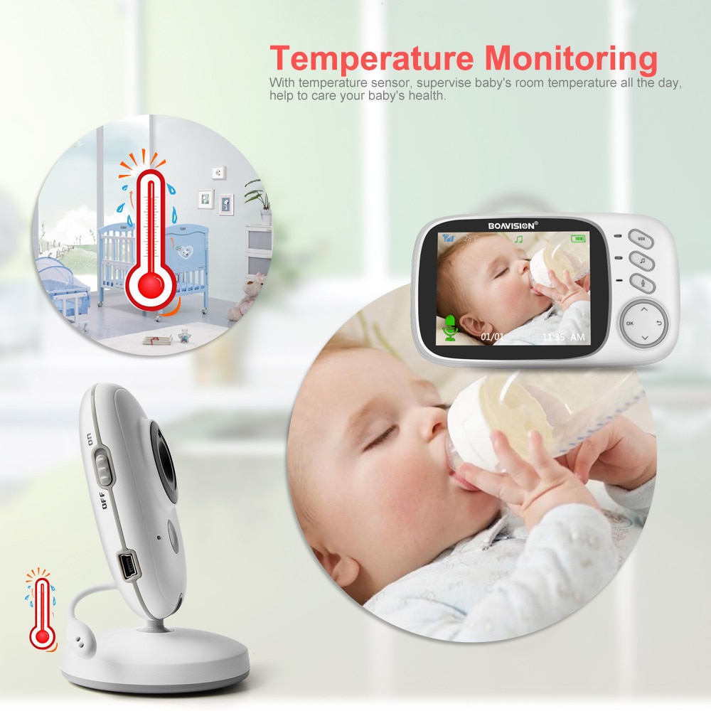 Wireless Baby Monitor with Temperature Control