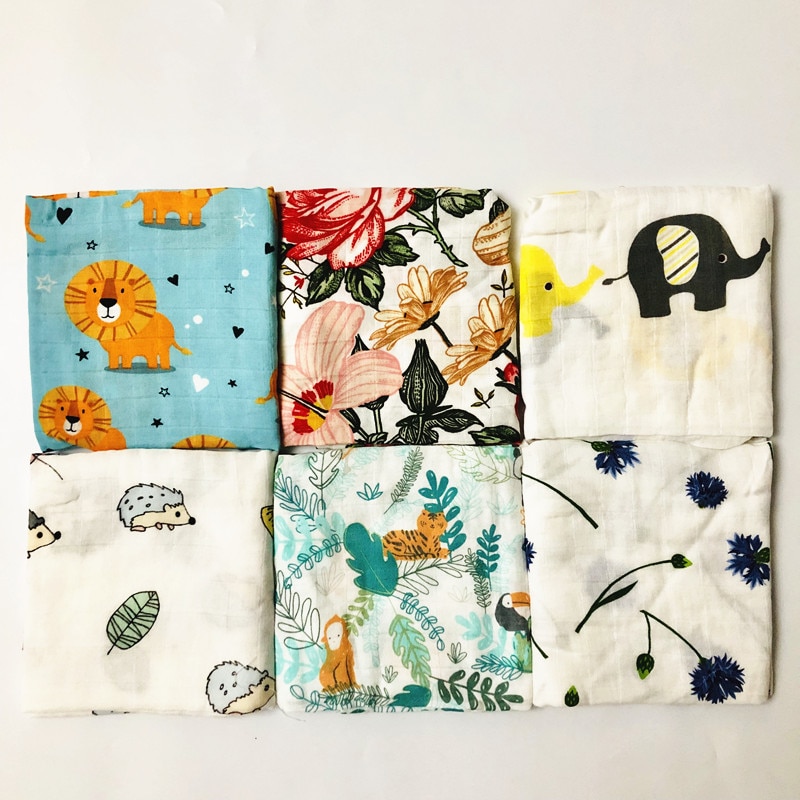 Multipurpose Plants Animals Fruits Printed Baby Blanket Multipurpose Plants Animals Fruits Printed Baby Blanket